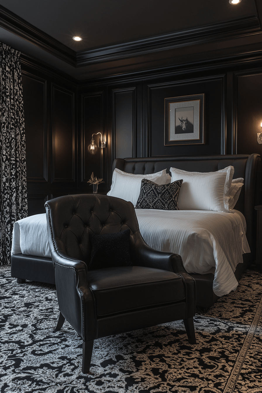 moody vintage bedroom