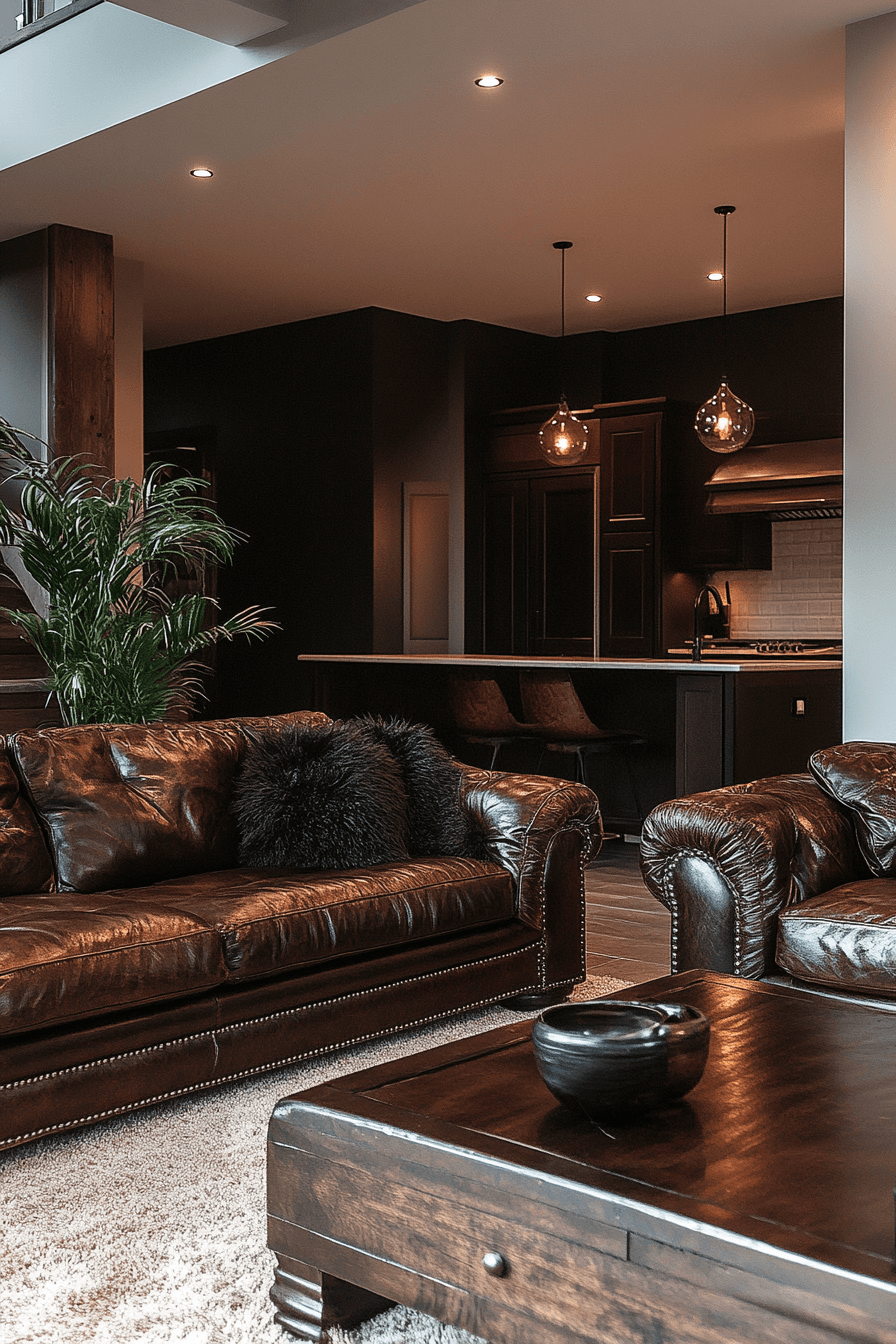 brown living room decorating ideas