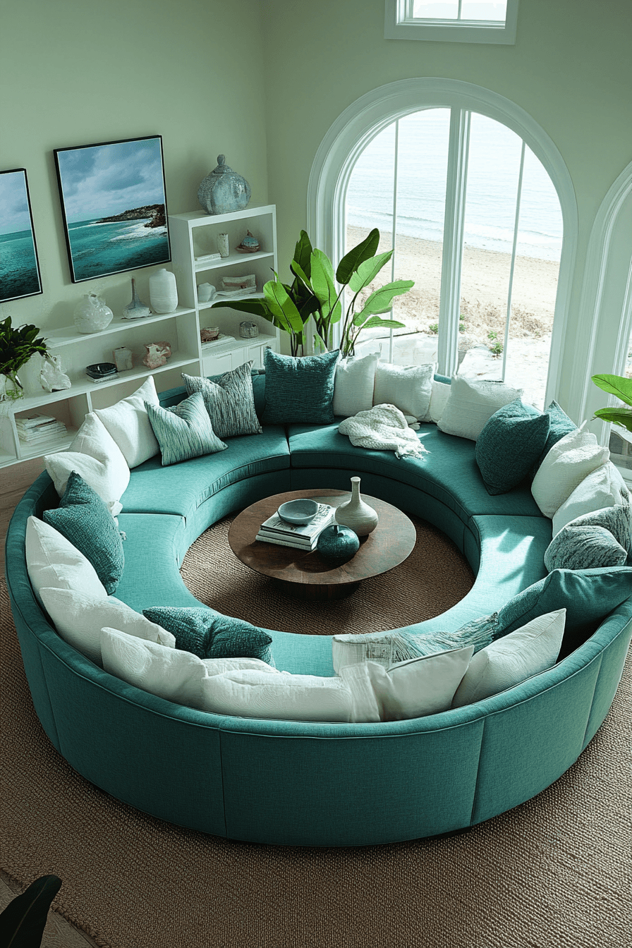 coastal cottage living room