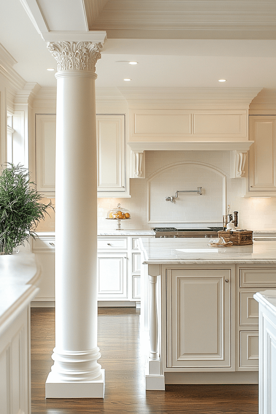 neoclassical kitchen