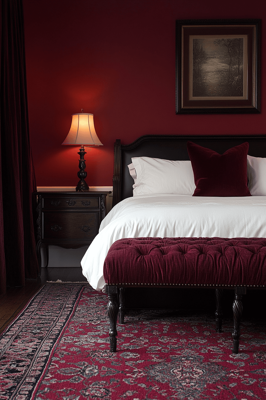 modern victorian bedroom