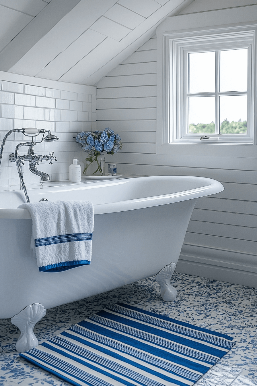 coastal cottage bathroom
