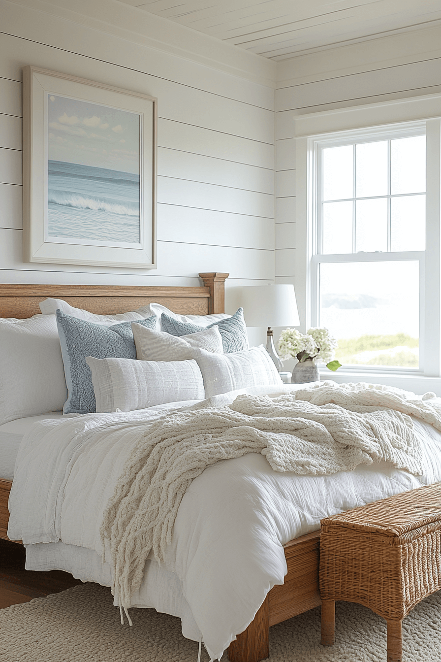 coastal cottage bedroom