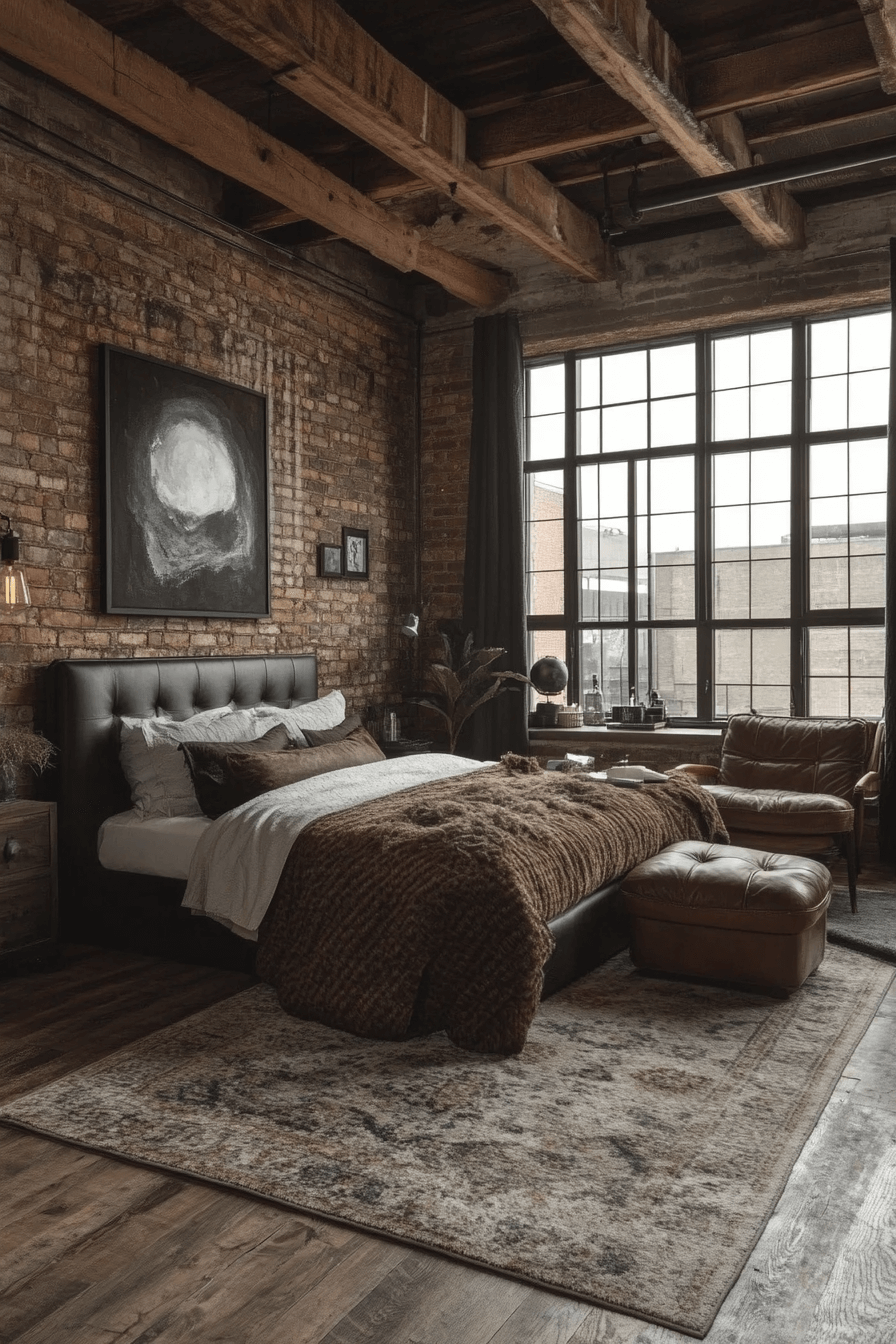 industrial bedroom design