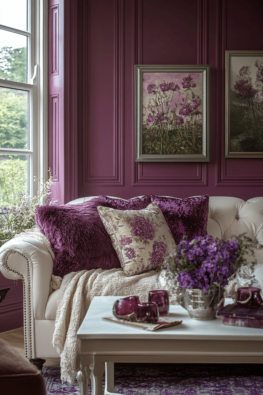 modern victorian living room