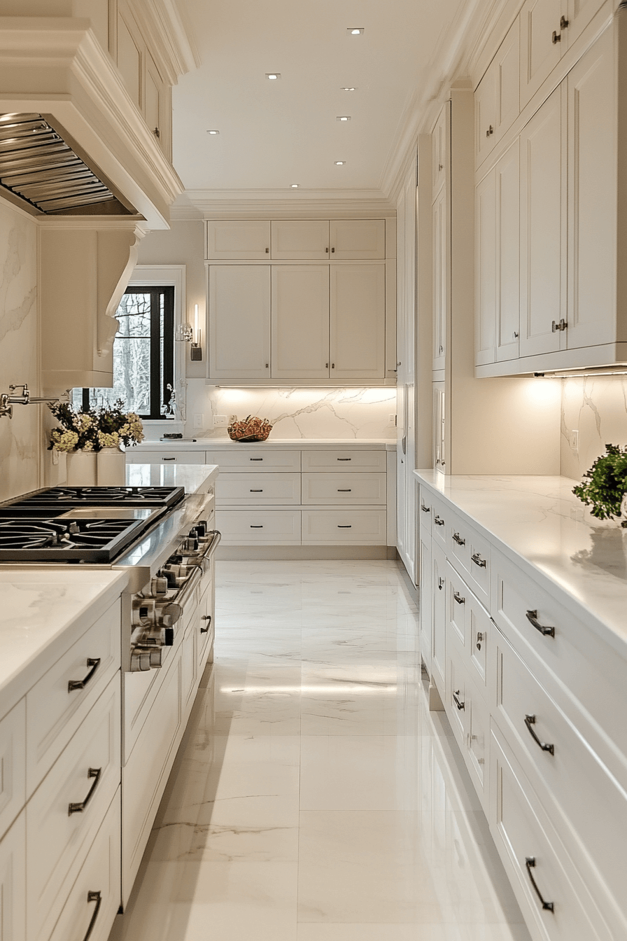 neoclassical kitchen