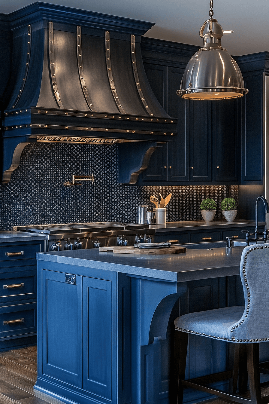dark kitchen aesthetic