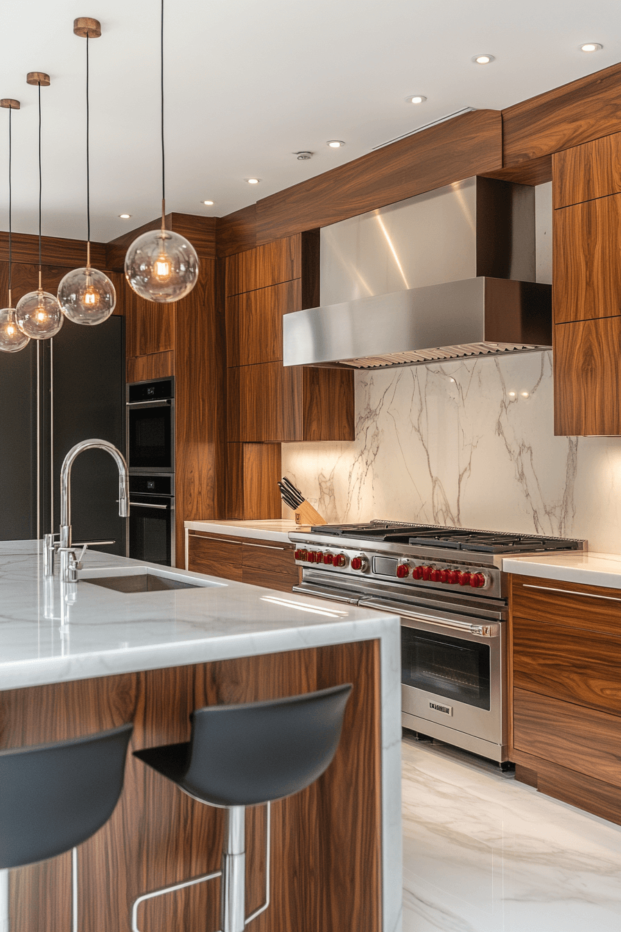 Walnut Kitchen Cabinets