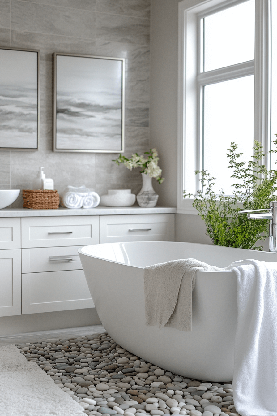 coastal cottage bathroom
