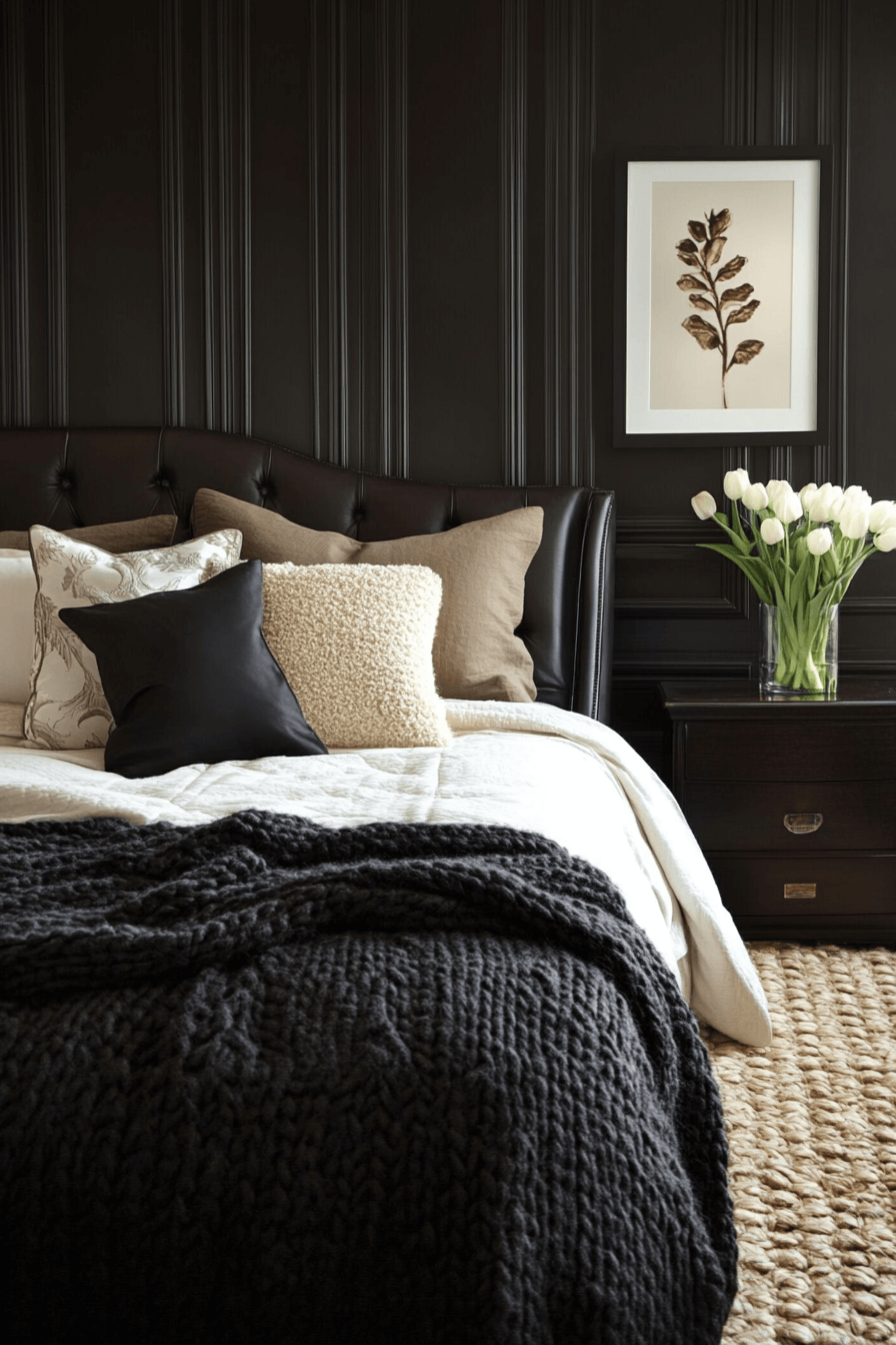 minimalistic bedroom ideas dark