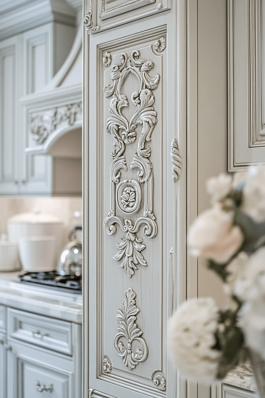 neoclassical kitchen