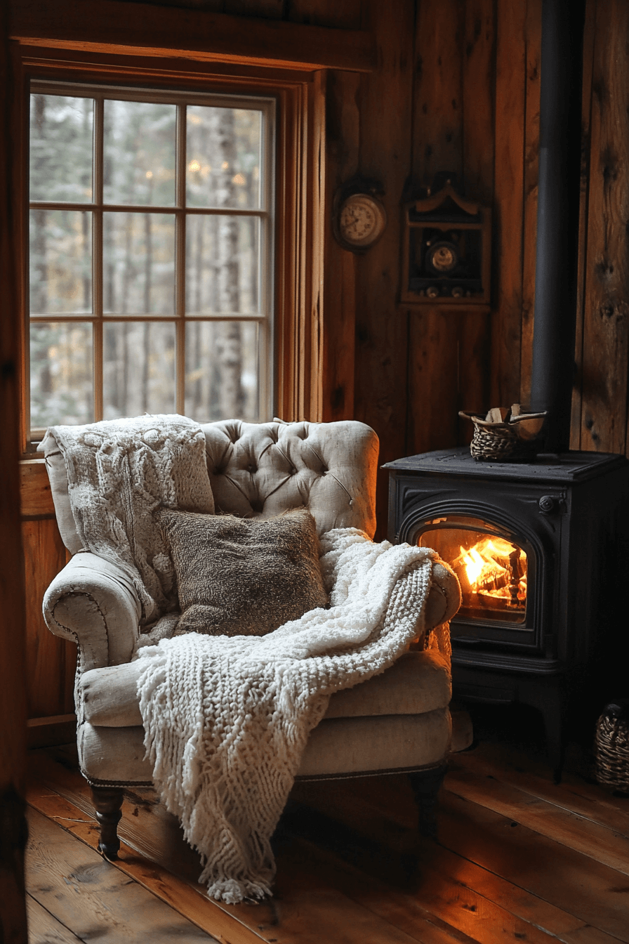 old cabin interior