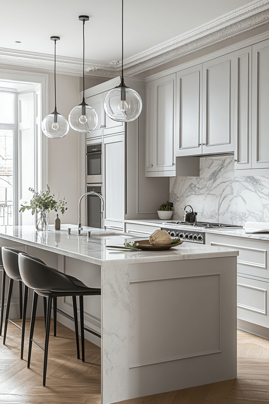 modern victorian kitchen