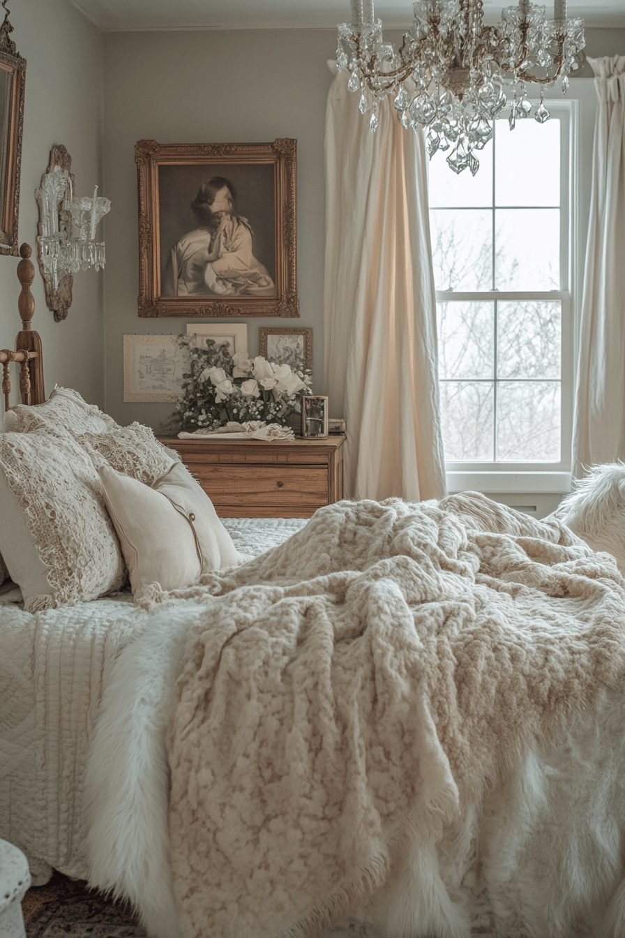 moody vintage bedroom