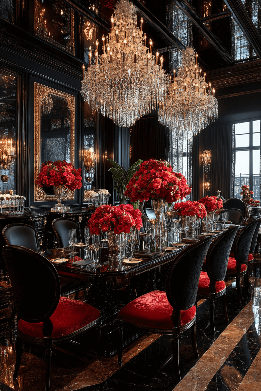 modern vintage dining room