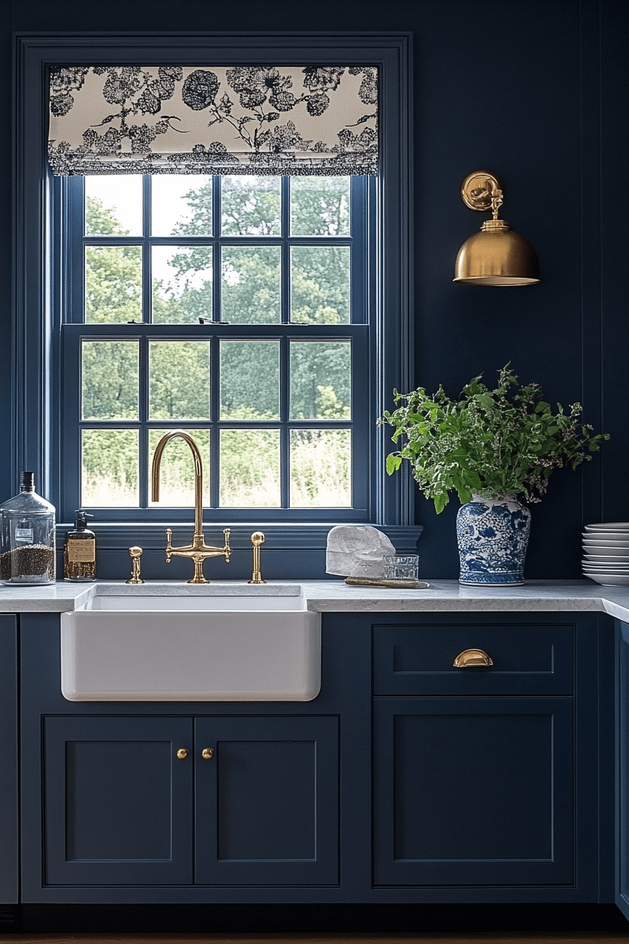 moody cottage kitchen