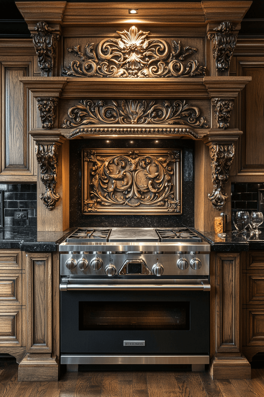 neoclassical kitchen