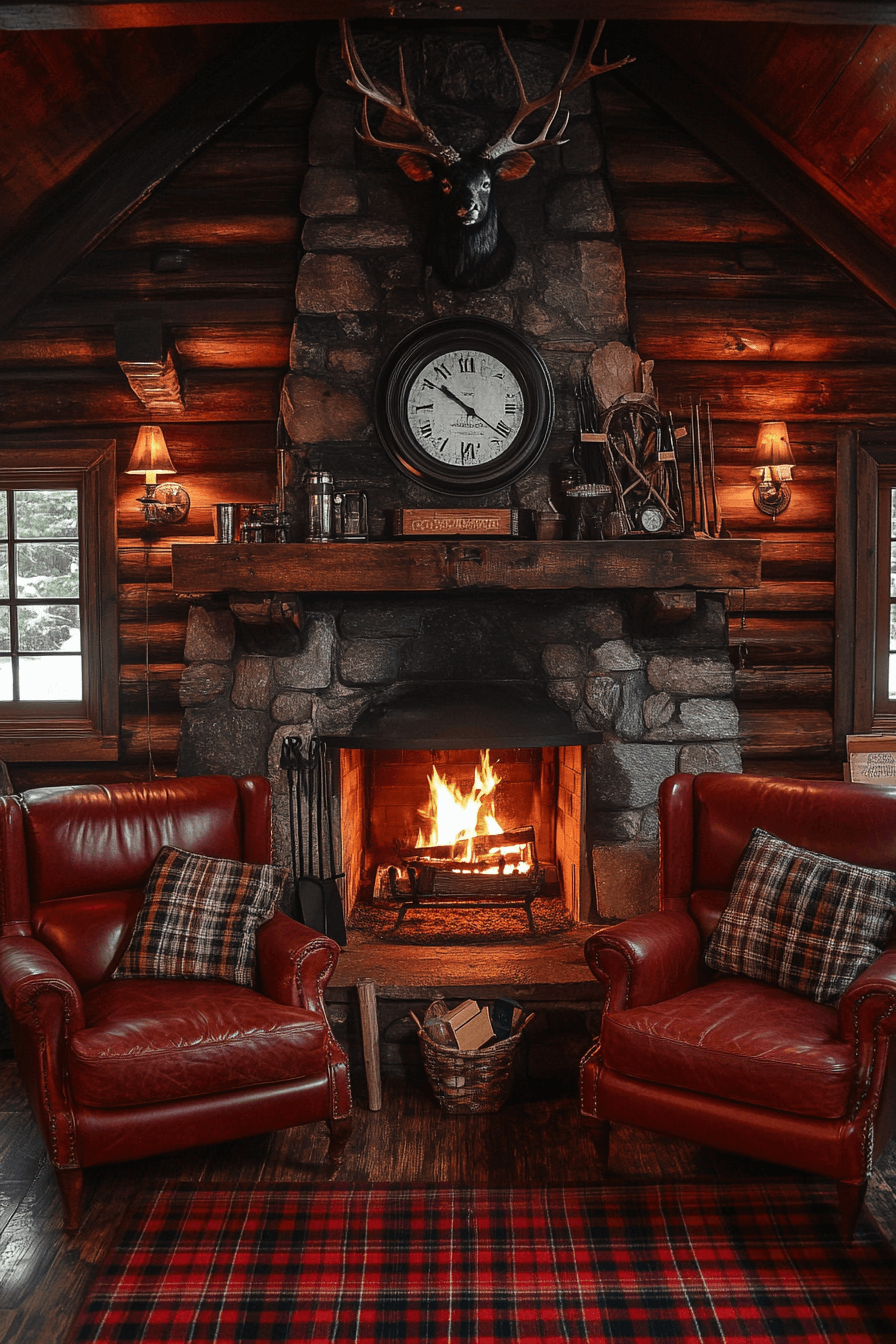 old cabin interior