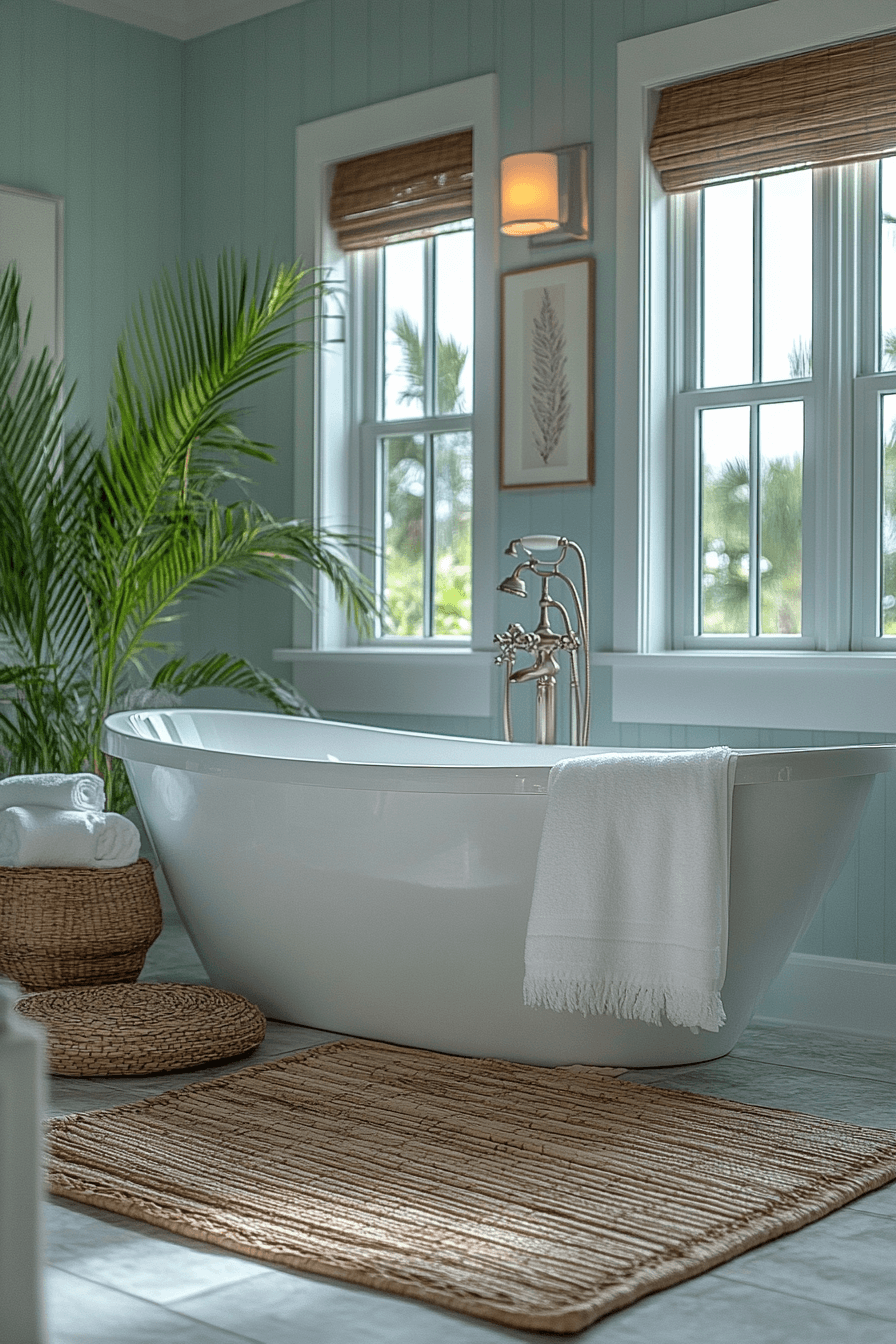 coastal cottage bathroom