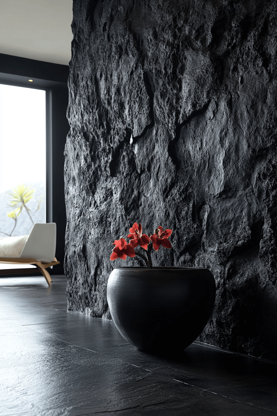 stone wall interior