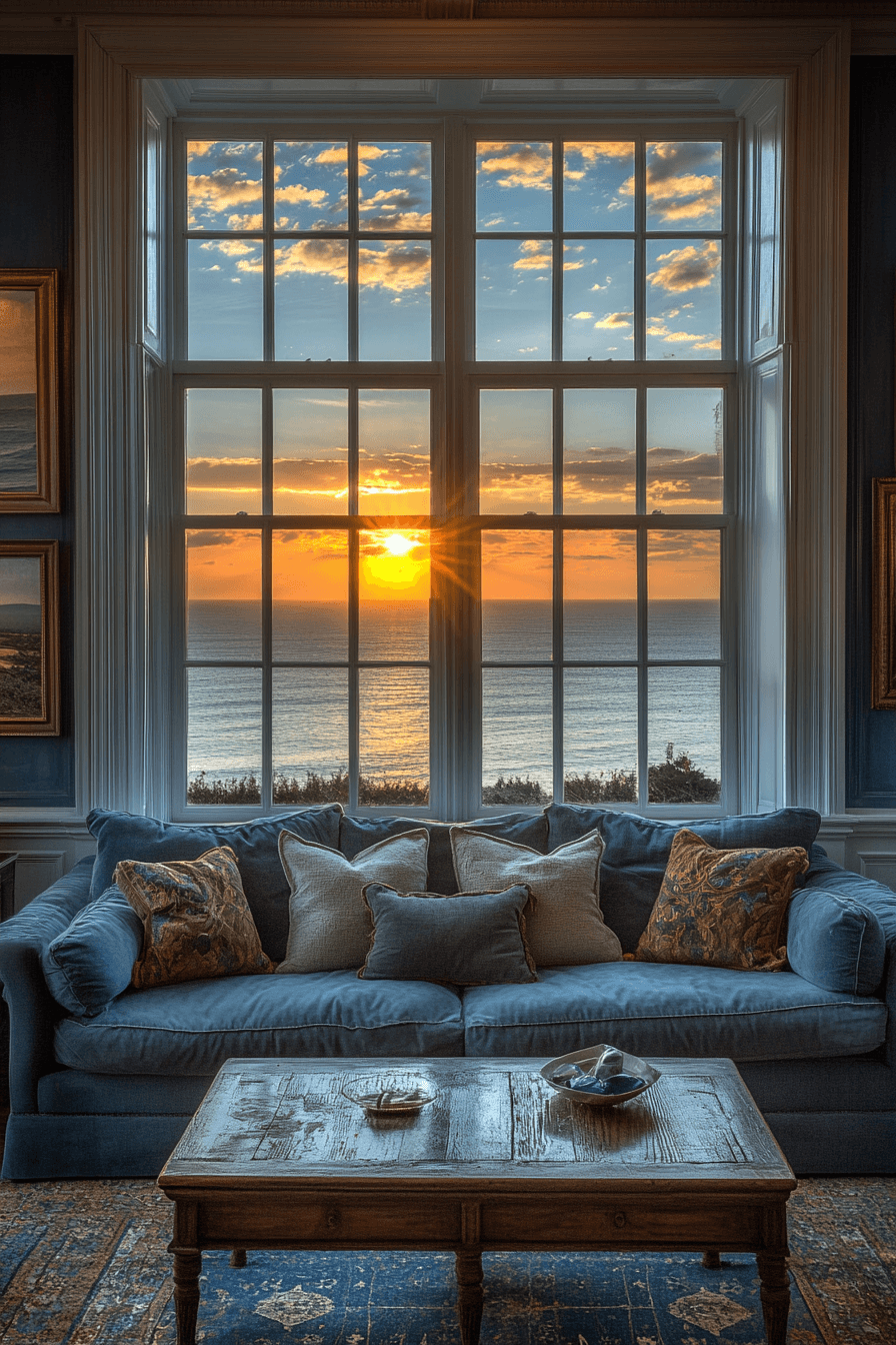 coastal cottage living room