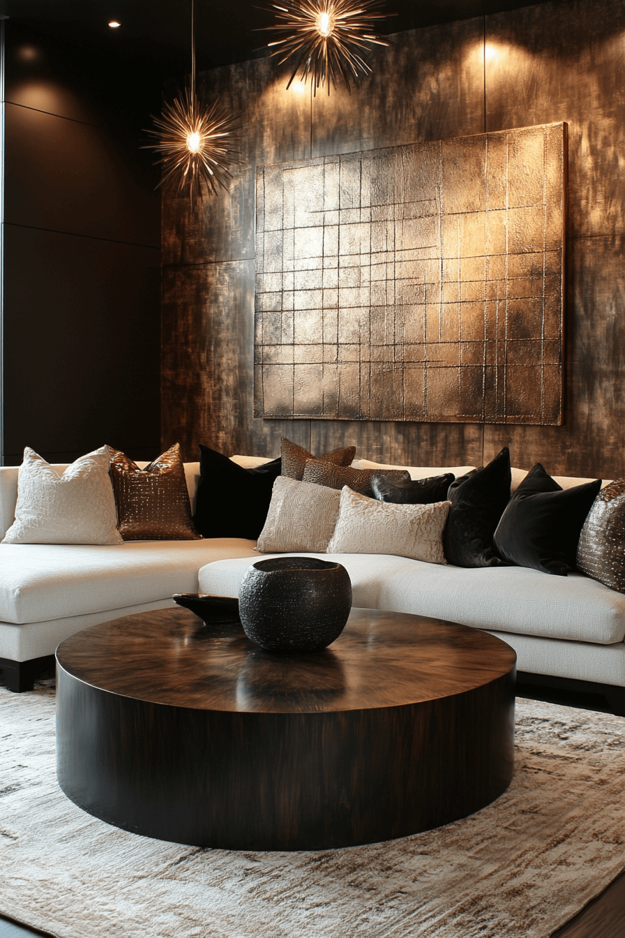 brown living room decorating ideas