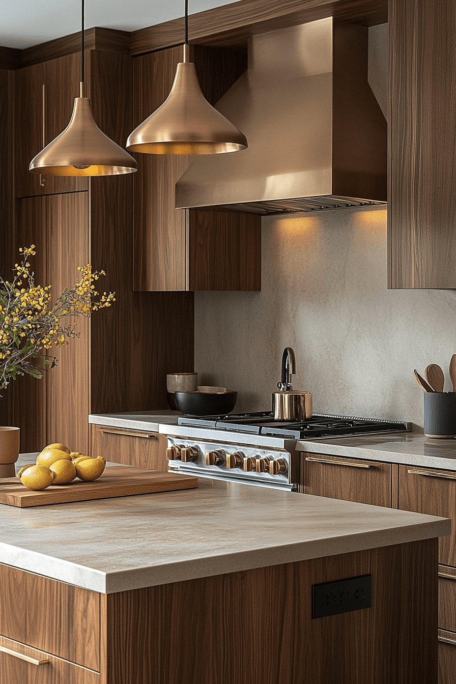 Walnut Kitchen Cabinets