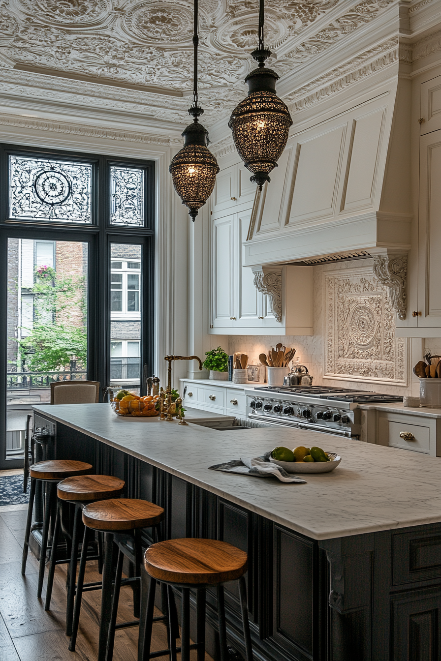 modern victorian kitchen