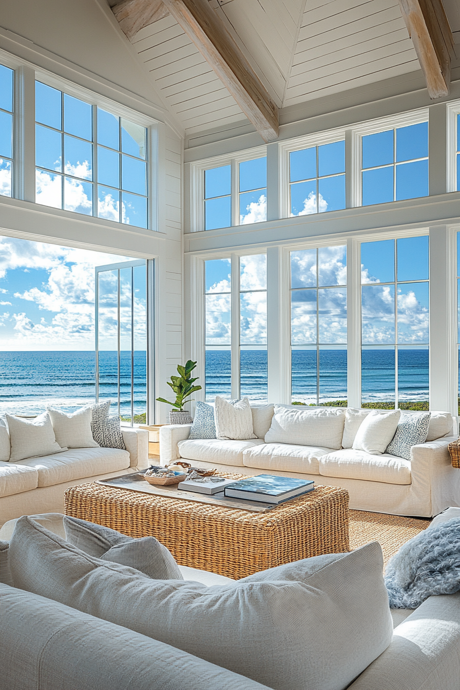 coastal cottage living room
