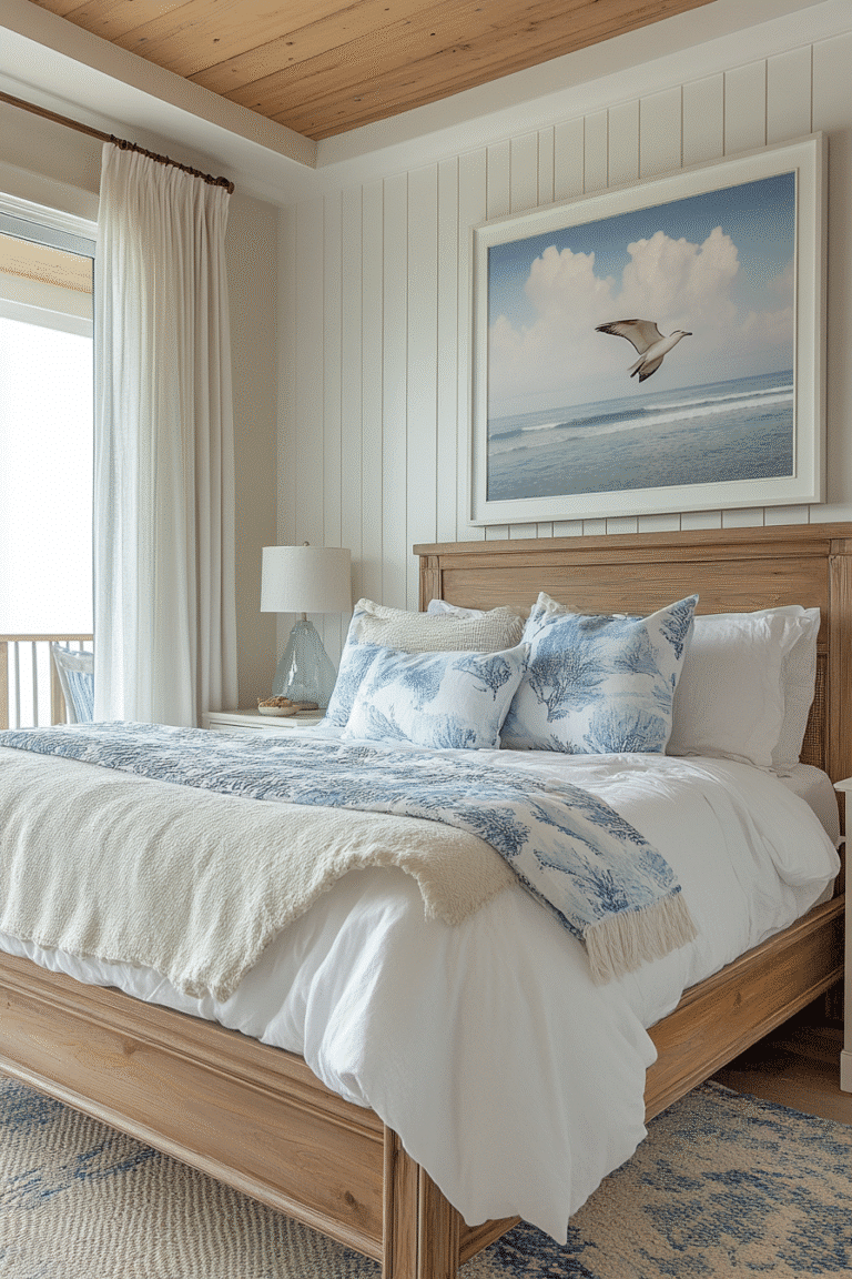 29 Coastal Cottage Bedroom Designs That Feel Like A Seaside Getaway ...