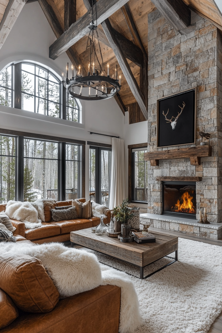 cabin living room