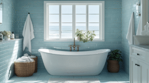coastal cottage bathroom