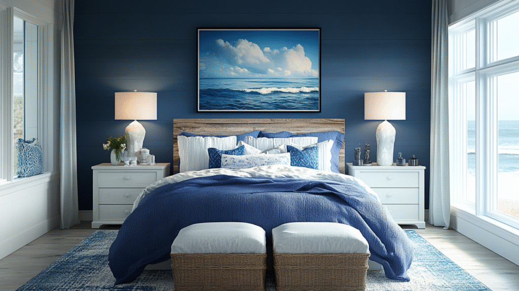 coastal cottage bedroom