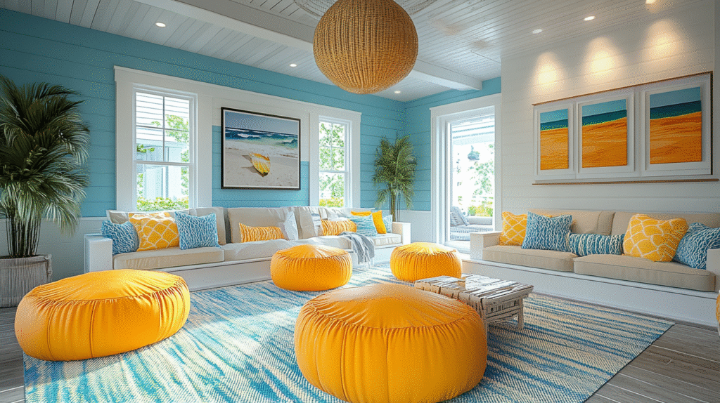 coastal cottage living room