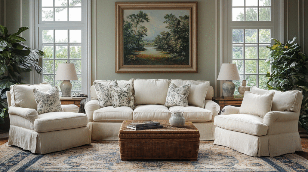 french provincial living room