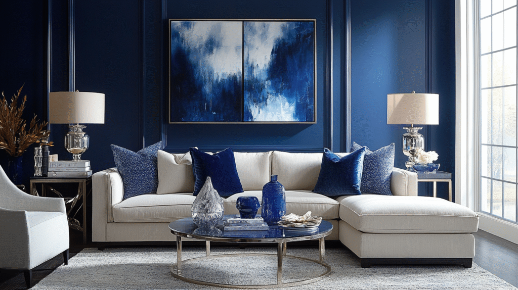 modern victorian living room