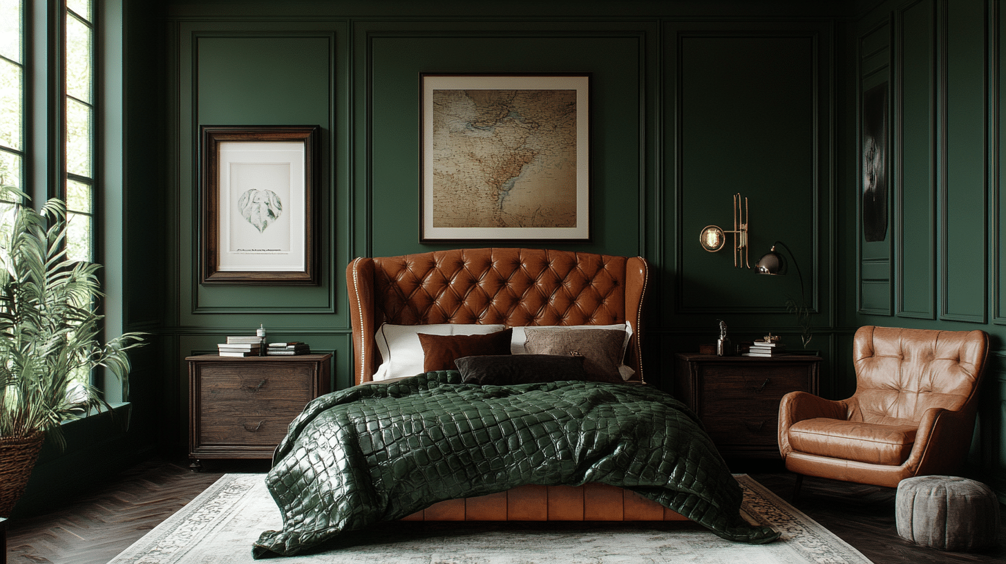 29 Moody Green Bedroom Inspirations For A Perfect Balance Of ...