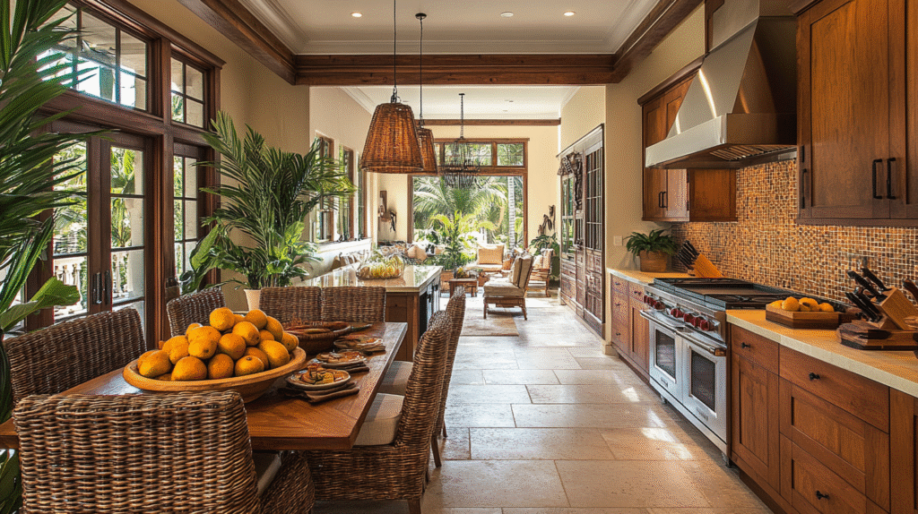 tropical kitchen design