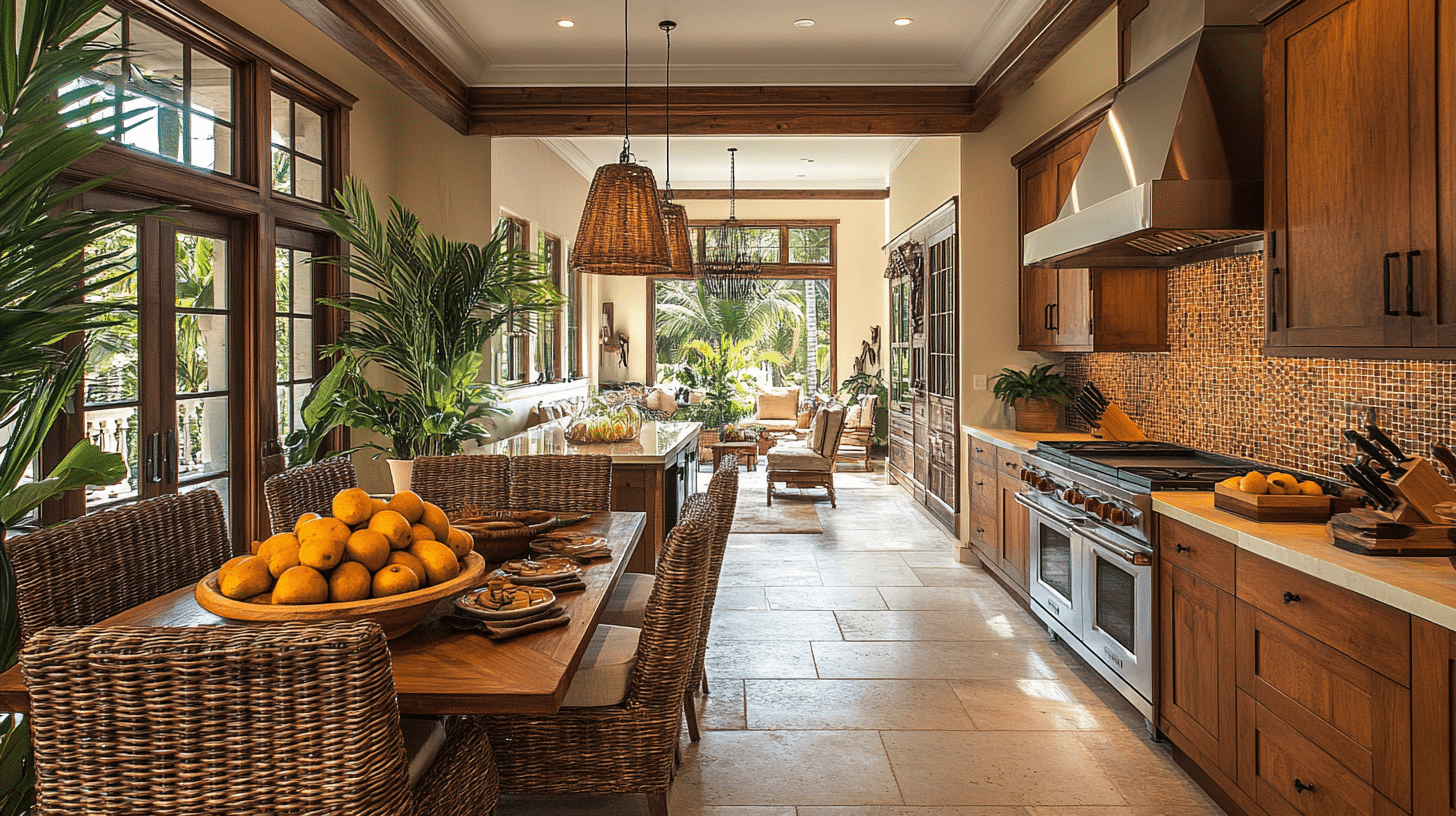 29 Tropical Kitchen Design Inspirations For A Fresh And Breezy Feel ...