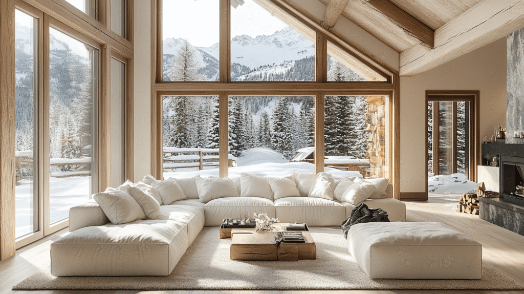 white living room decor