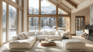white living room decor