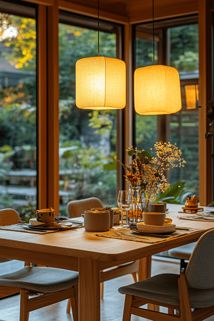 japandi dining room