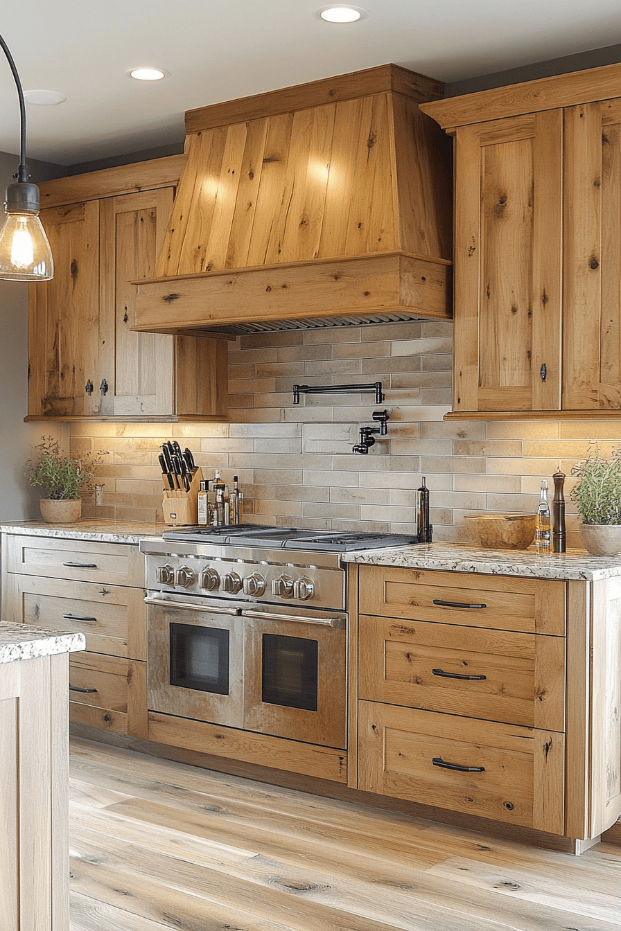 light wood kitchen cabinets