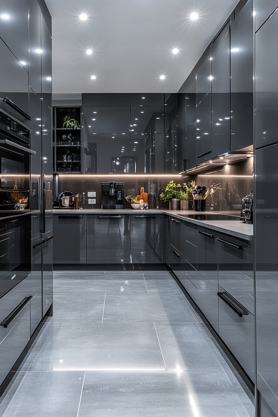 grey kitchen