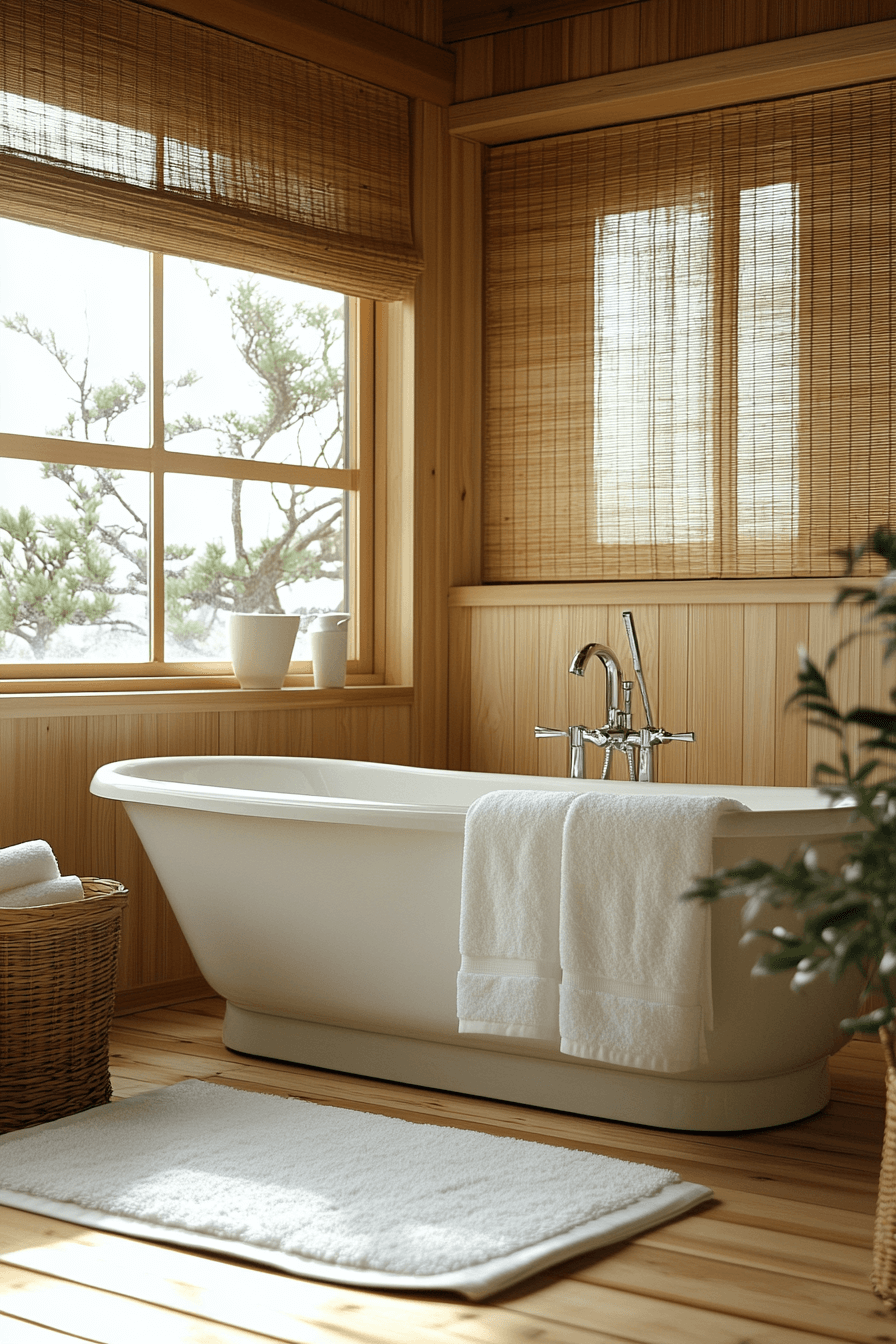 29 Japandi Bathroom Trends That Bring Harmony Home japandi bathroom