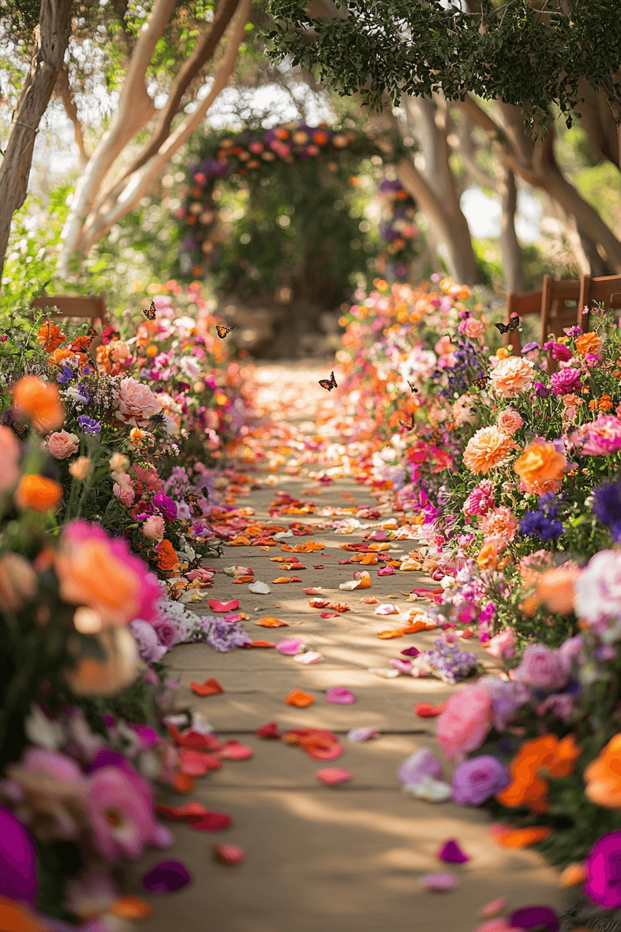 whimsical garden wedding