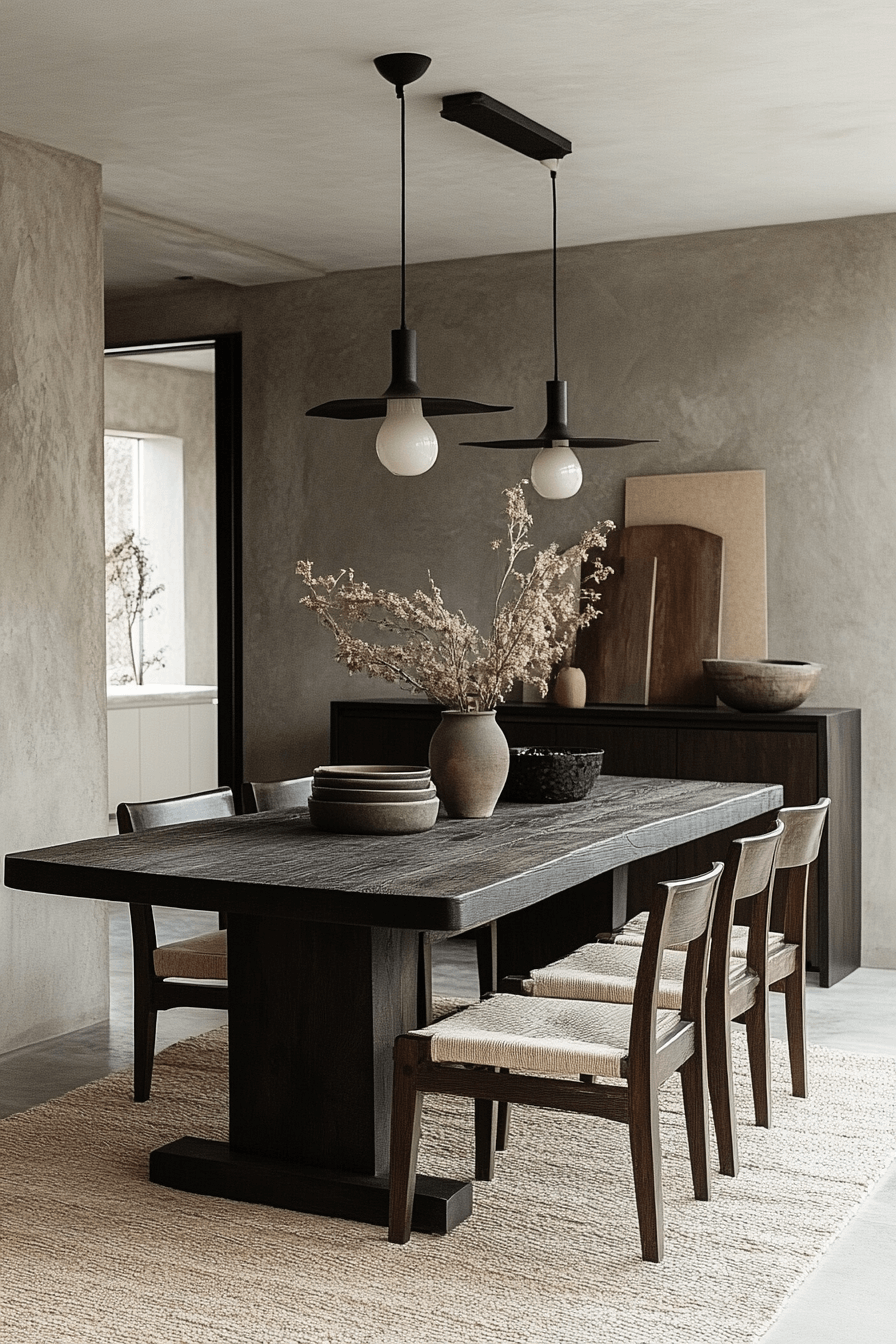 japandi dining room