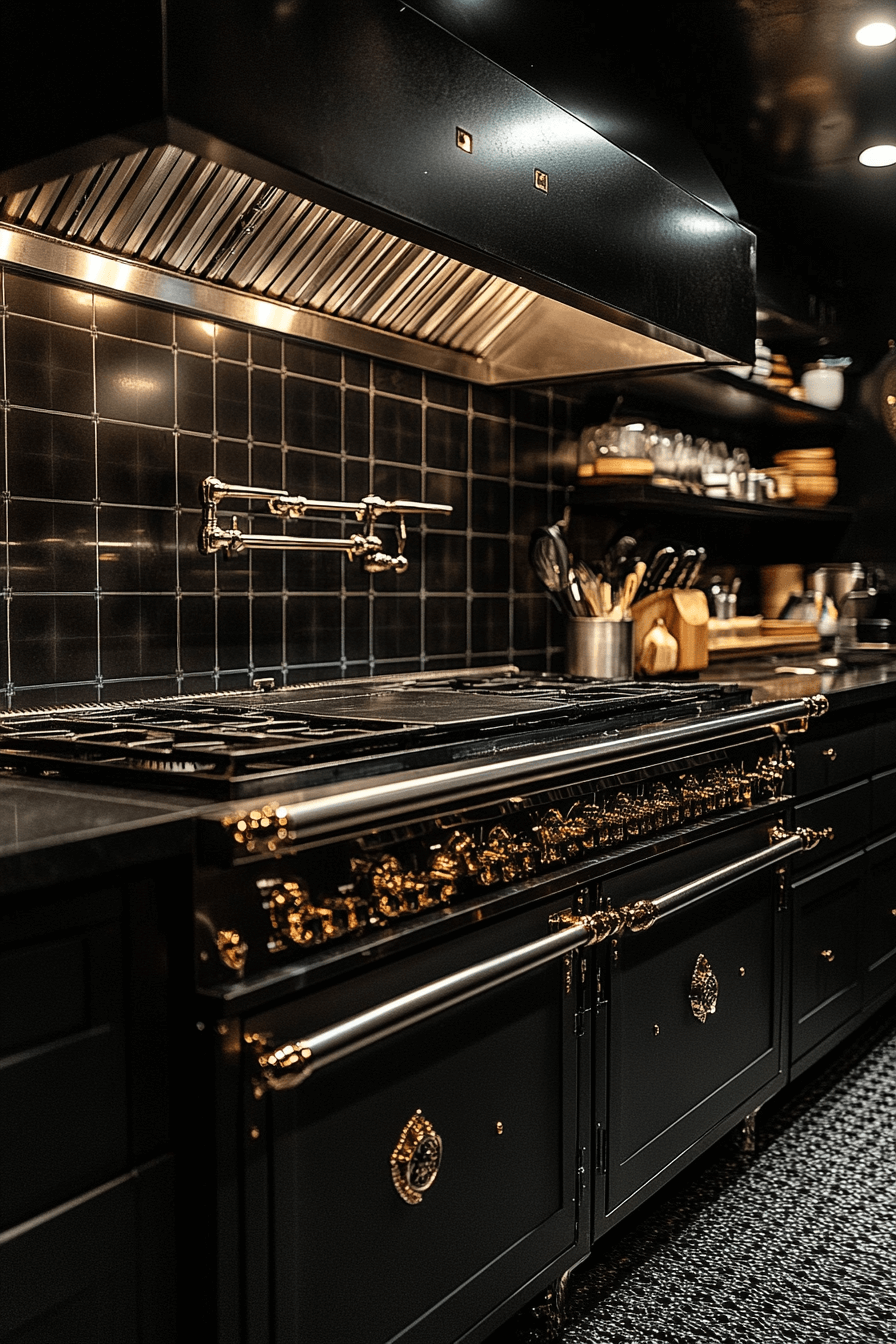 29 Whimsigoth Kitchen Makeovers for a Mystical Culinary Vibe whimsigoth kitchen