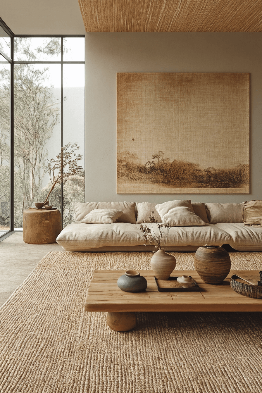 29 Japandi Living Room Themes for a Naturally Chic Home japandi living room