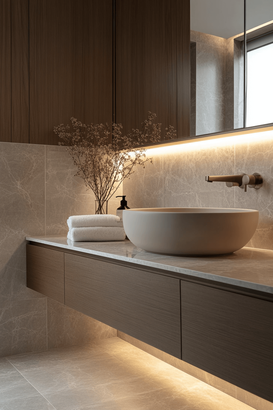 29 Japandi Bathroom Trends That Bring Harmony Home japandi bathroom